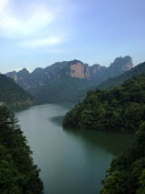 Suoxi Lake-at the foot of Tianzi mountain
